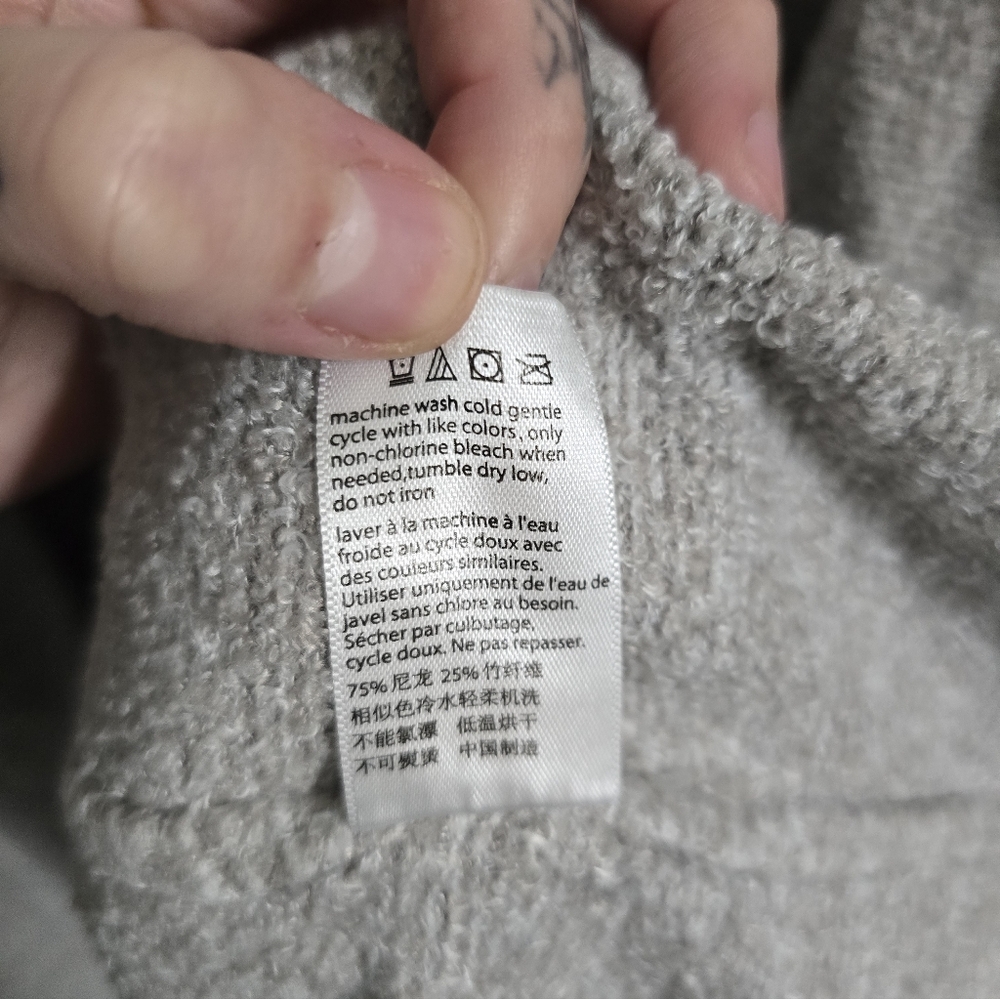 Barefoot Dreams CozyChic Lite Womens Long Weekend Cardigan Sweater Gray Size S - Picture 9 of 10